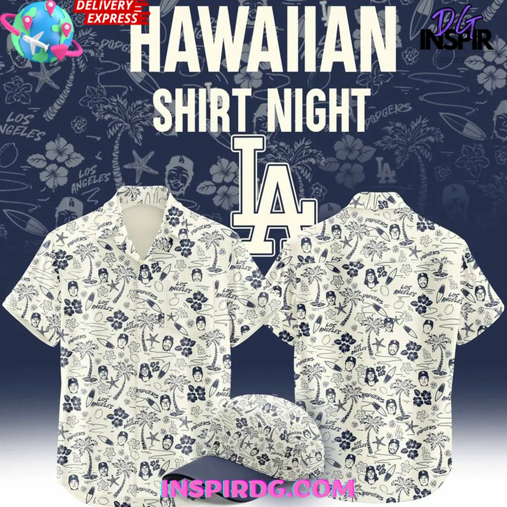 Los Angeles Dodgers Island  Hawaiian Shirt