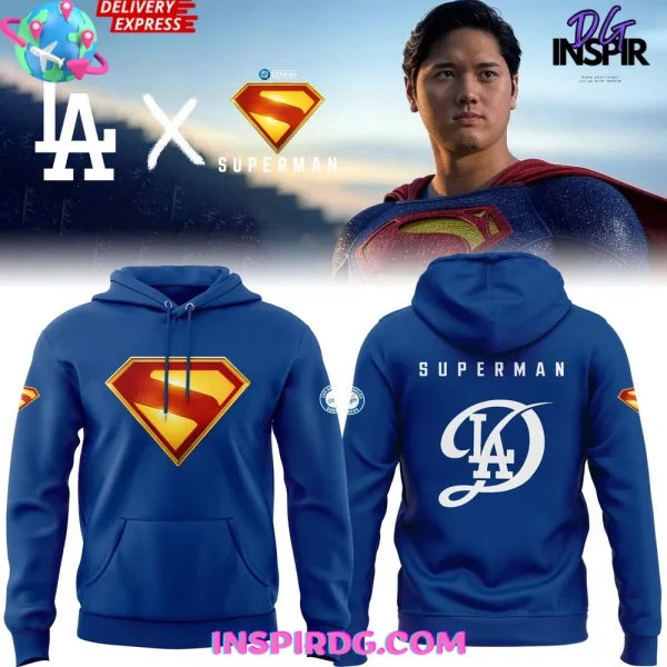 Los Angeles Dodgers x SUPERMAN DC Studio 2025 Hoodie
