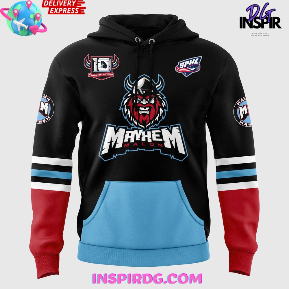 Macon Mayhem Back Home Game 2025 Hoodie Macon Mayhem Back Home Game 2025 Hoodie
