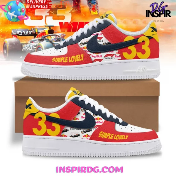 Max Verstappen Simple Lovely Limited Edition Nike Air Force 1