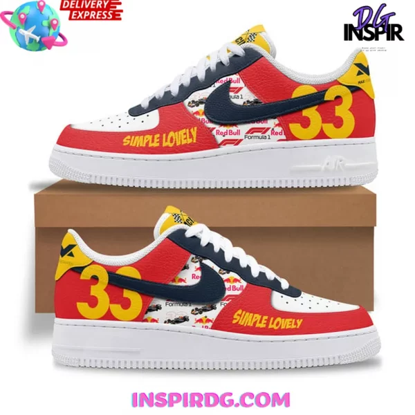 Max Verstappen Simple Lovely Limited Edition Nike Air Force 1