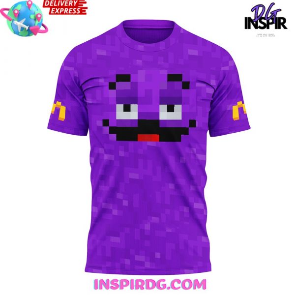 McDonald’s x Minecraft Movie Meal Special Grimace T-Shirt