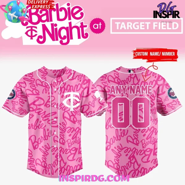 Minnesota Twins Barbie Night 2025 Baseball Jersey