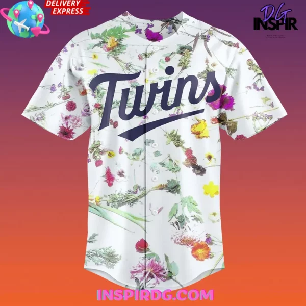 Minnesota Twins Prince Night 2025 Floral Baseball Jersey