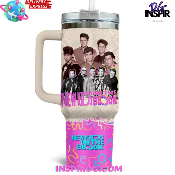 New Kids On The Block 80s Vibe Stanley Tumbler 40oz