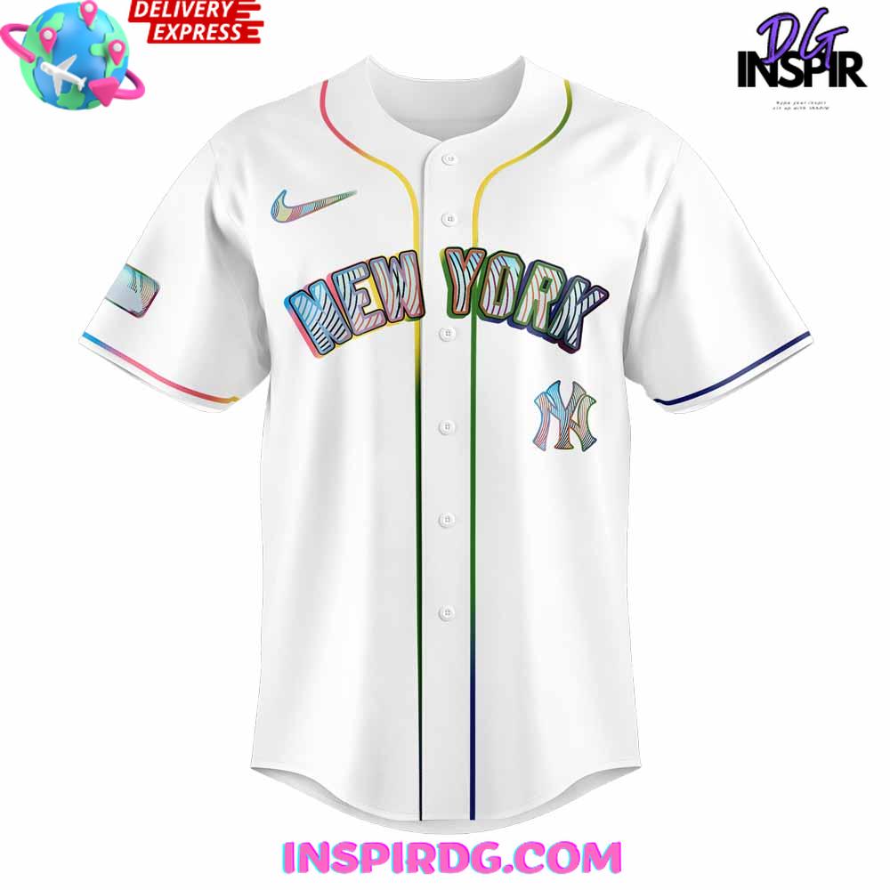 New York Yankees LGBTQ Pride Night 2025 Baseball Jersey New York Yankees LGBTQ Pride Night 2025 Baseball Jersey