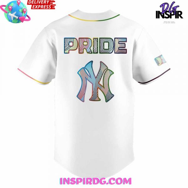 New York Yankees LGBTQ Pride Night 2025 Baseball Jersey