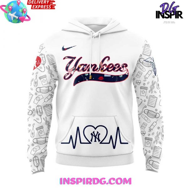 New York Yankees Nurses Appreciation 2025 Hoodie