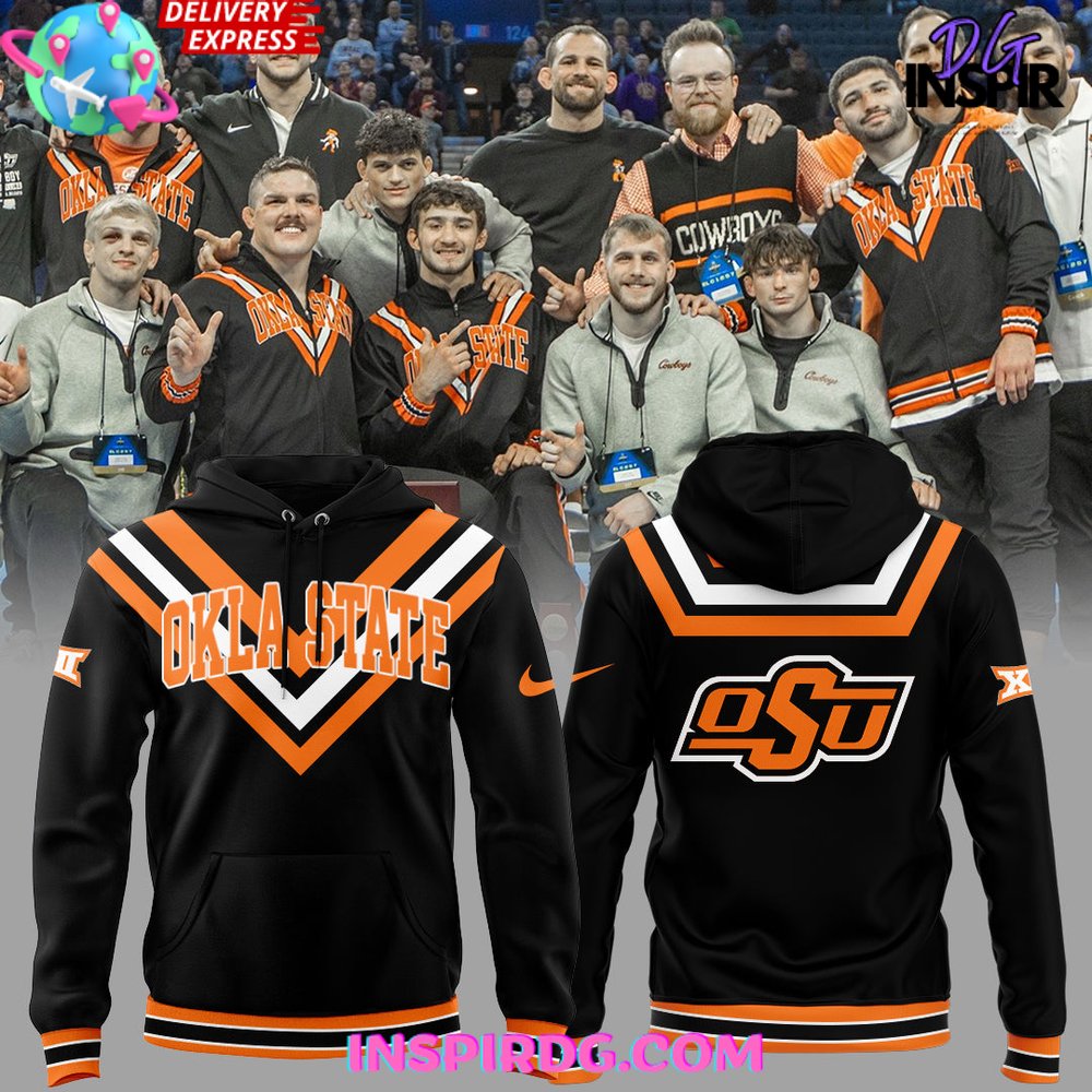OSU Cowboy Wrestling 2025 Special Black Hoodie OSU Cowboy Wrestling 2025 Special Black Hoodie