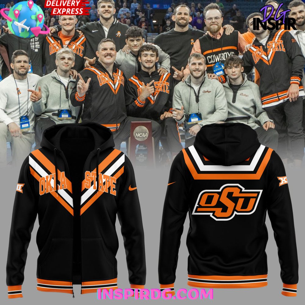 OSU Cowboy Wrestling 2025 Special Black Hoodie OSU Cowboy Wrestling 2025 Special Black Hoodie