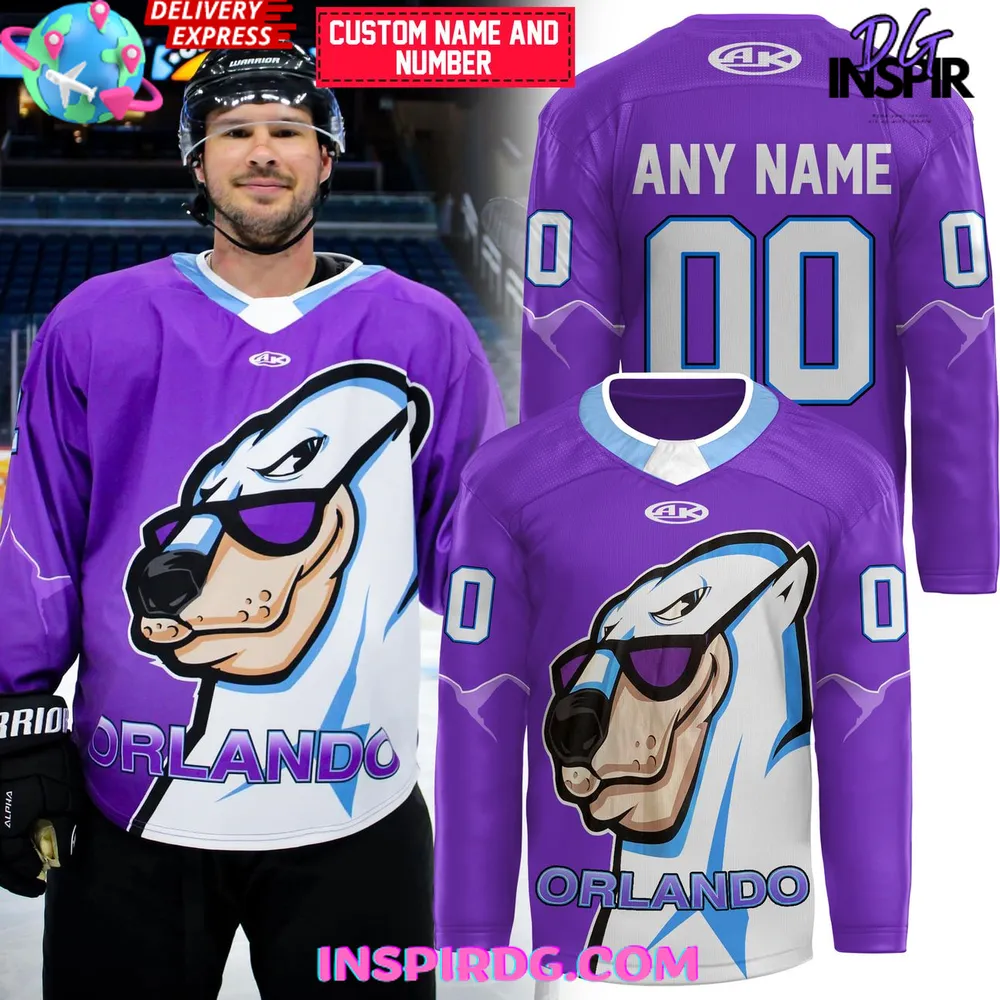 Orlando Solar Bears IHL Bauer 2025 Throwback Jersey