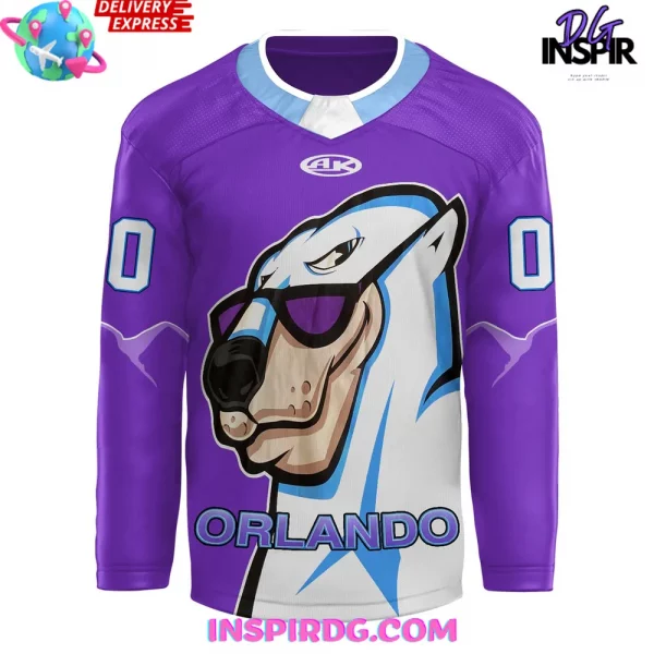 Orlando Solar Bears IHL Bauer 2025 Throwback Jersey