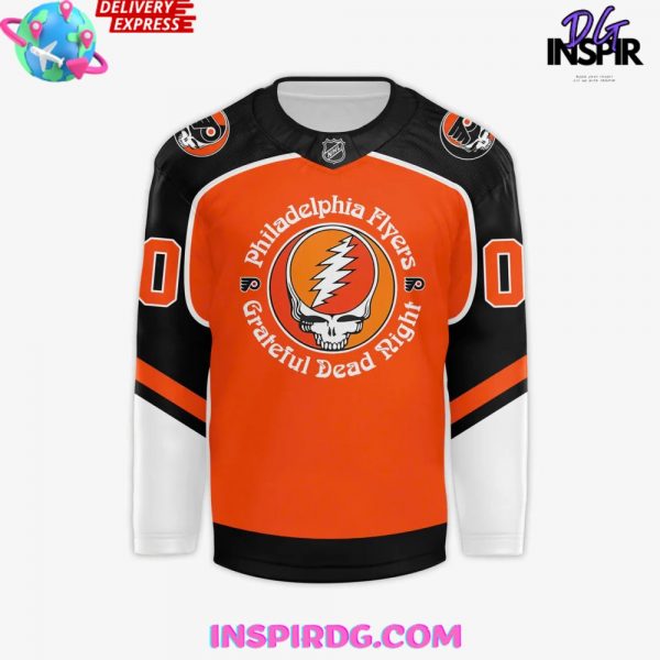 Philadelphia Flyers Grateful Dead Night 2025 Hockey Jersey