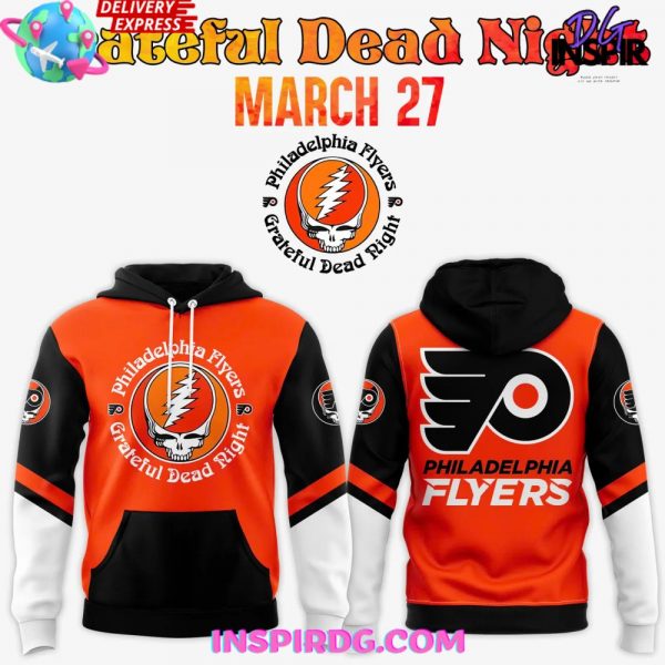 Philadelphia Flyers Grateful Dead Night 2025 Hoodie