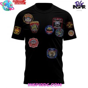 Los Angeles Rams x Kevin Leonel LAFD 2025 T-Shirt