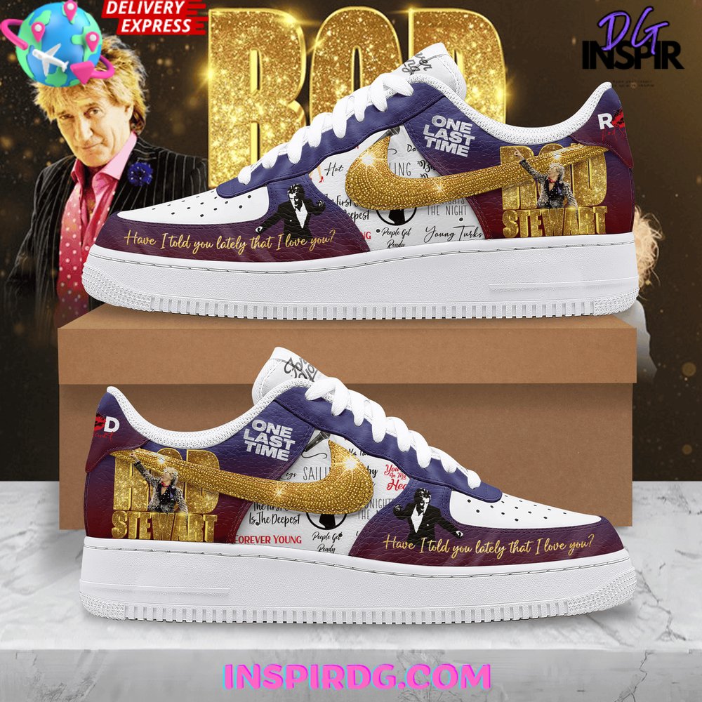 Rod Stewart One Last Time Limited Edition Nike Air Force 1 Rod Stewart One Last Time Limited Edition Nike Air Force 1