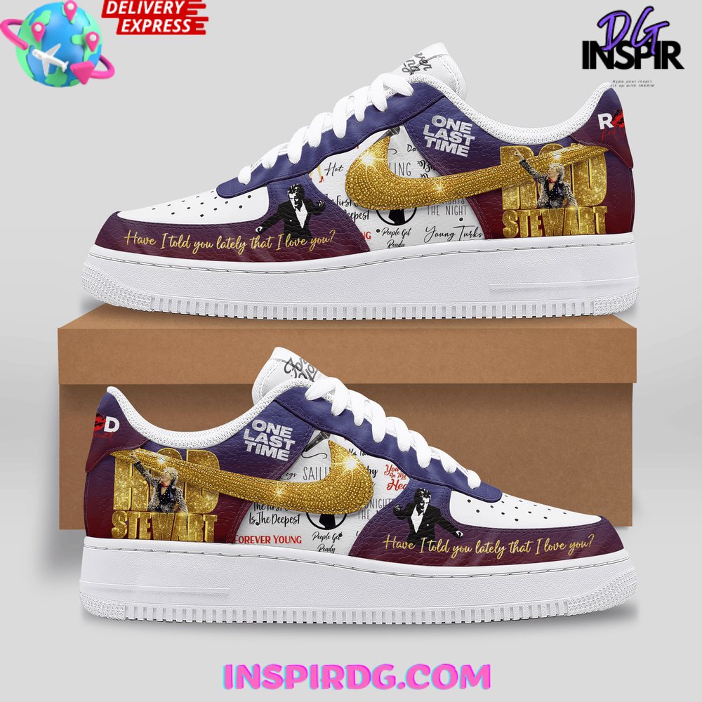 Rod Stewart One Last Time Limited Edition Nike Air Force 1 Rod Stewart One Last Time Limited Edition Nike Air Force 1
