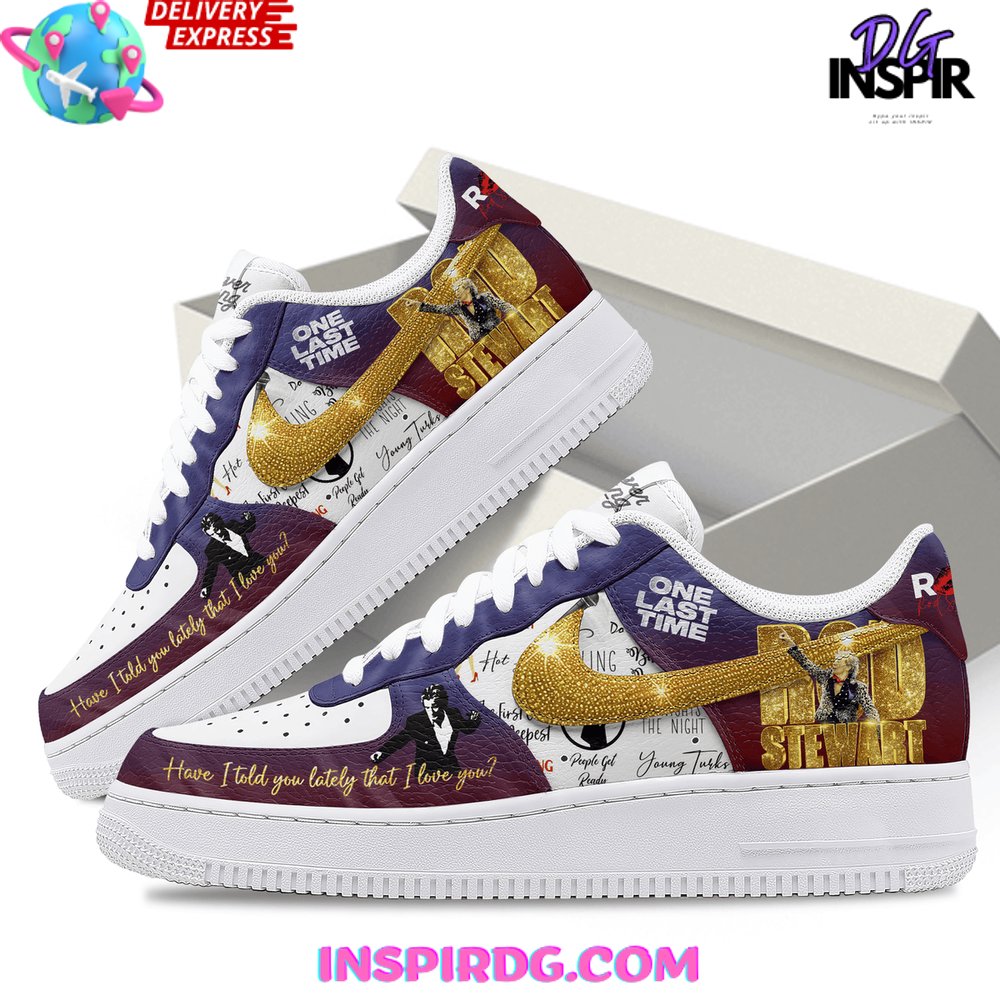 Rod Stewart One Last Time Limited Edition Nike Air Force 1 Rod Stewart One Last Time Limited Edition Nike Air Force 1