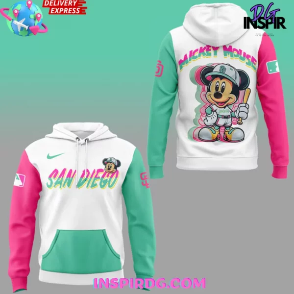 SD Padres x Mickey Mouse 2025 Hoodie
