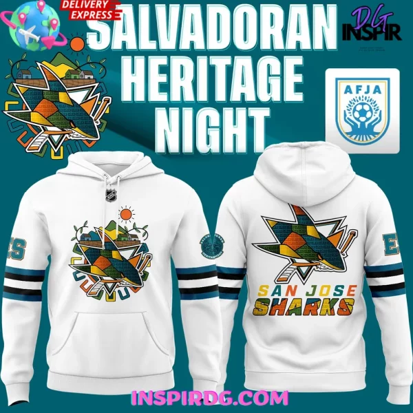 Salvadoran Heritage Night x San Jose Sharks 2025 Hoodie