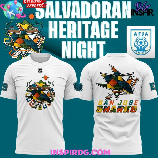 Salvadoran Heritage Night x San Jose Sharks 2025 T-Shirt