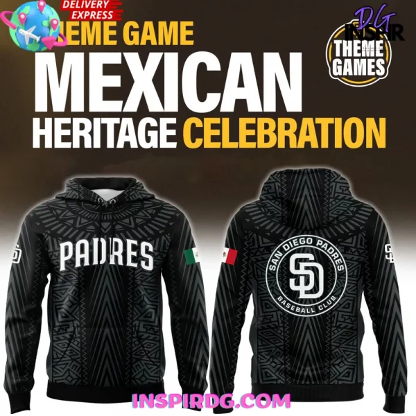 San Diego Padres Mexican Heritage Celebration 2025 Hoodie