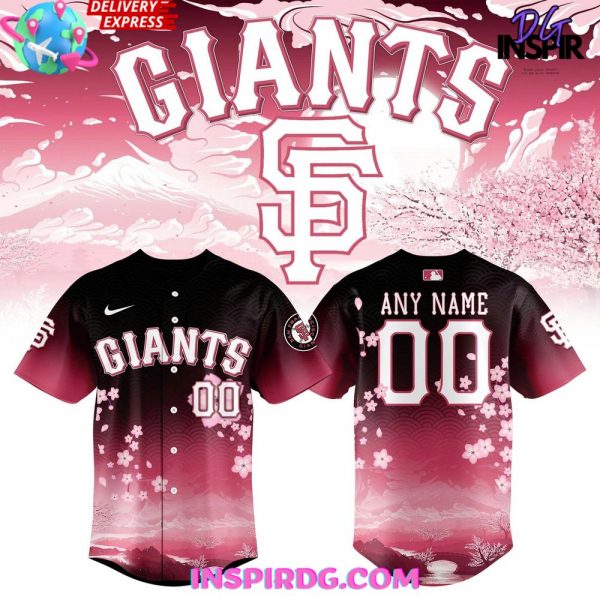 San Francisco Giants Cherry Blossom 2025 Baseball Jersey