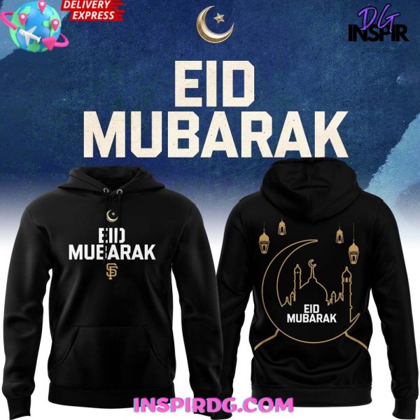 San Francisco Giants Eid Mubarak Special Black Hoodie