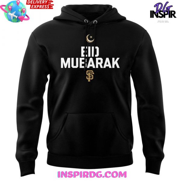 San Francisco Giants Eid Mubarak Special Black Hoodie