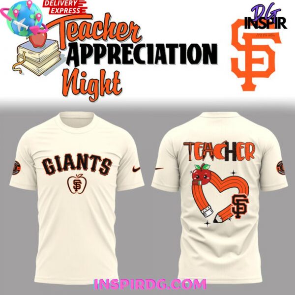 San Francisco Giants x Teacher Appreciation Night 2025 T-Shirt
