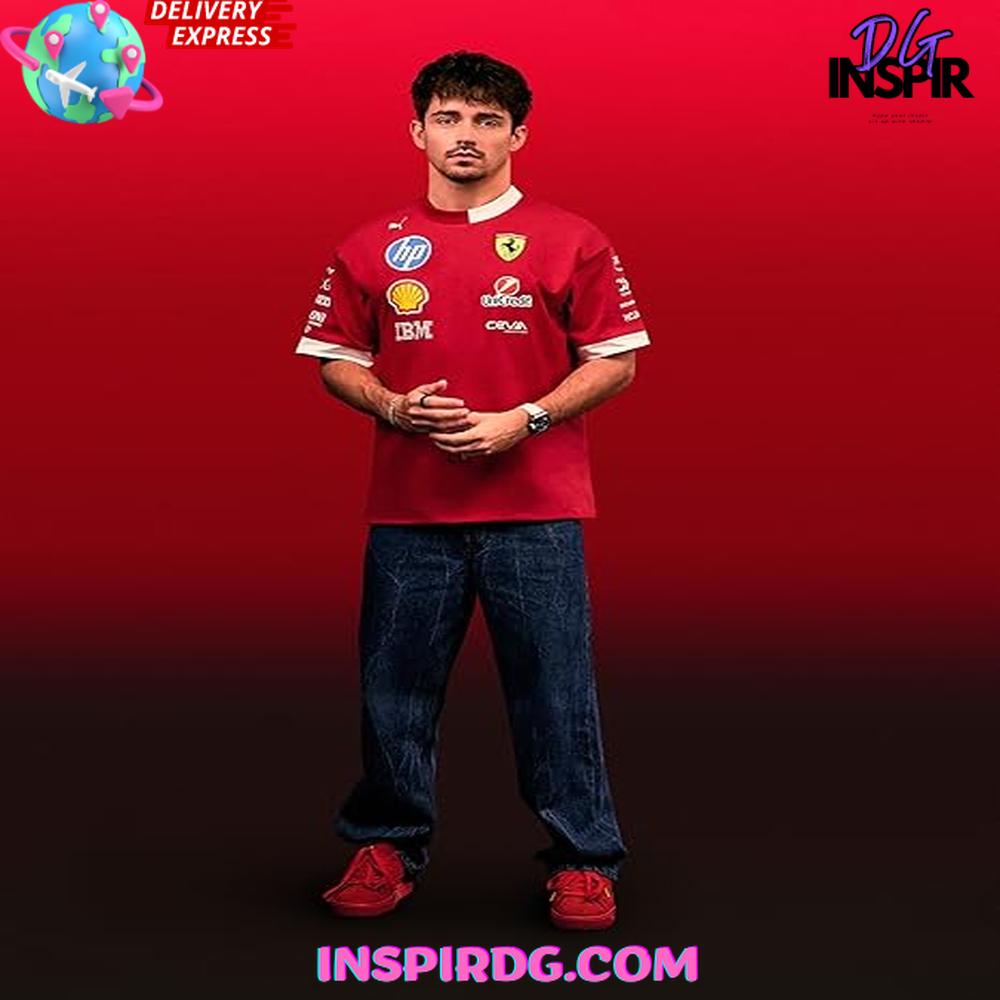 PUMA Scuderia Ferrari F1 2025 Driver's Red T-Shirt PUMA Scuderia Ferrari F1 2025 Driver's Red T-Shirt
