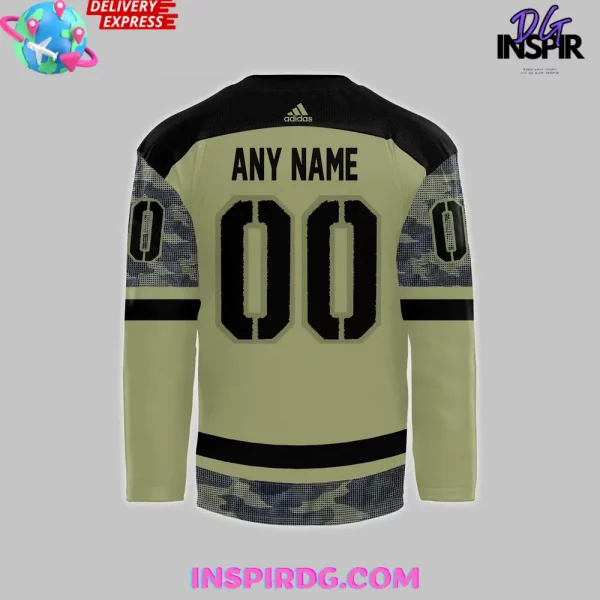 Seattle Kraken Adidas Camo Military Appreciation 2025 Hockey Jersey