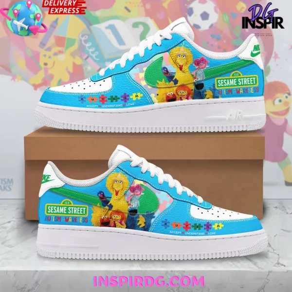 Sesame Street x Autism Awareness Limited Edition Nike Air Force 1