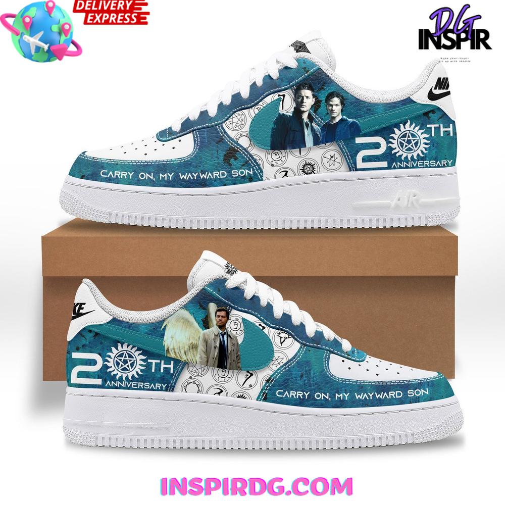 Supernatural 20th Aniversary Limited Edition Nike Air Force 1 Supernatural 20th Aniversary Limited Edition Nike Air Force 1