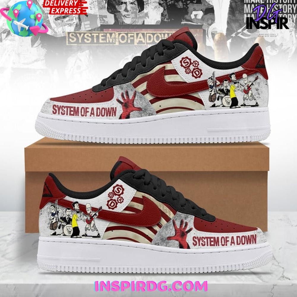 System of a Down Special Edition Nike Air Force 1 System of a Down Special Edition Nike Air Force 1