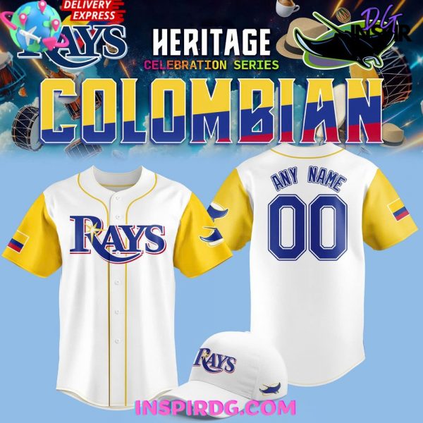 Tampa Bay Rays Colombian Heritage Night 2025 Baseball Jersey
