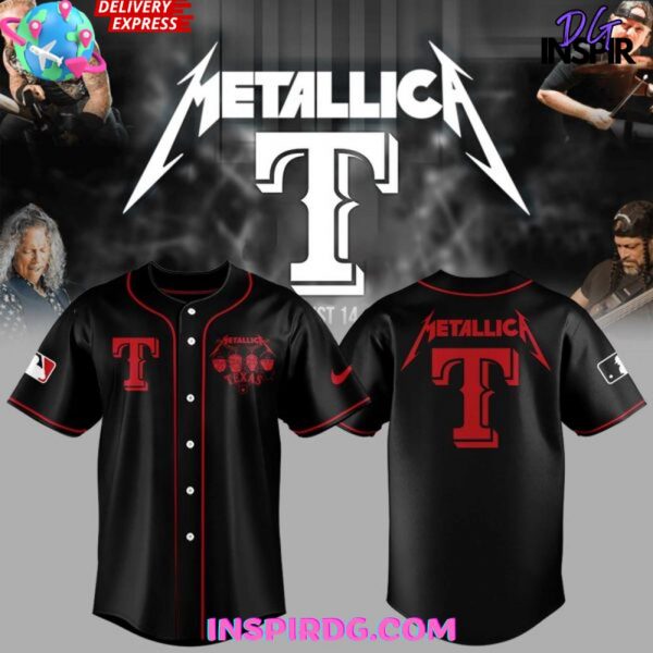 Texas Rangers x Metallica 2025 Baseball Jersey