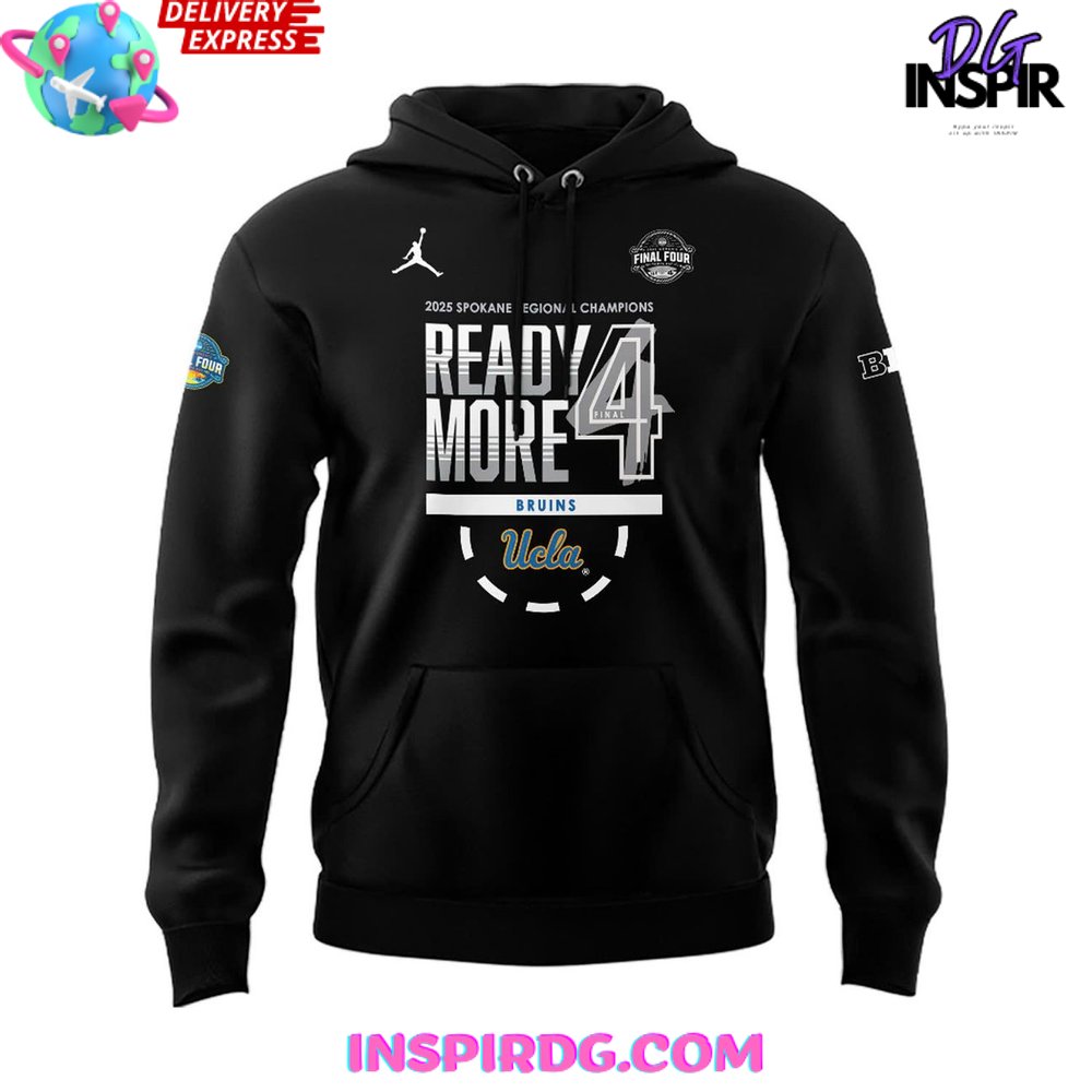 UCLA Bruins 2025 Final Four Regional Champions Locker Room Hoodie UCLA Bruins 2025 Final Four Regional Champions Locker Room Hoodie