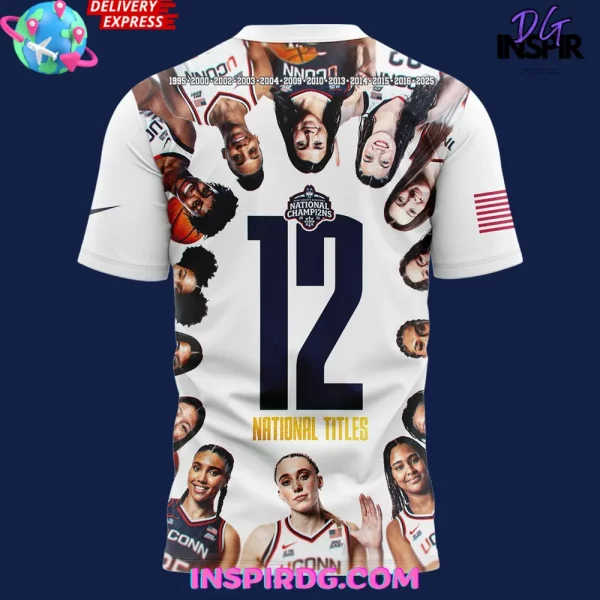 UConn Huskies Women’s Basketball 12 National Titles Special T-Shirt