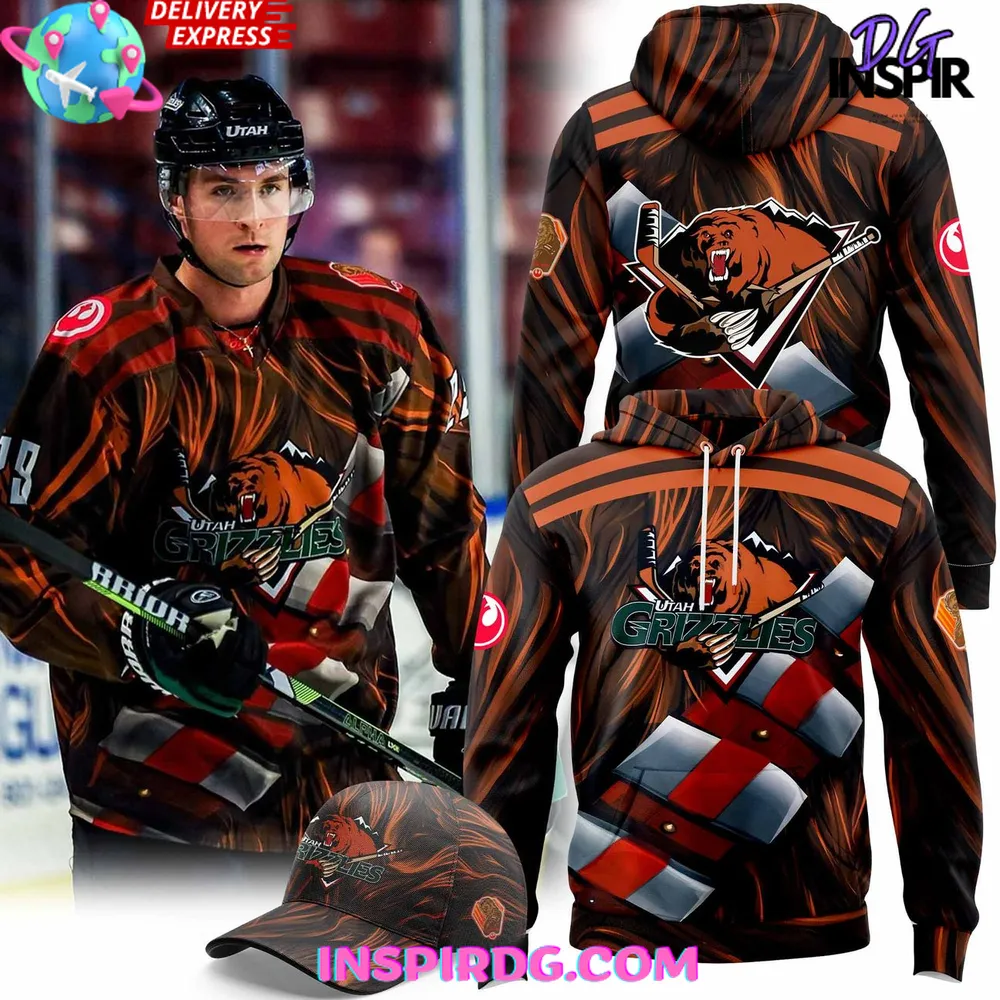 Utah Grizzlies x Galaxy 2025 Hoodie Utah Grizzlies x Galaxy 2025 Hoodie