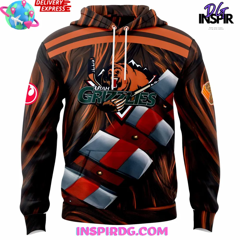Utah Grizzlies x Galaxy 2025 Hoodie Utah Grizzlies x Galaxy 2025 Hoodie