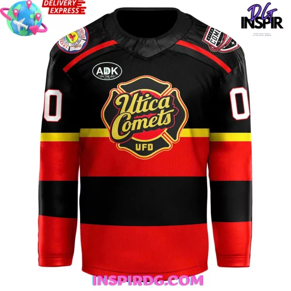 Utica Comets Fire Department 2025 Hockey Jersey