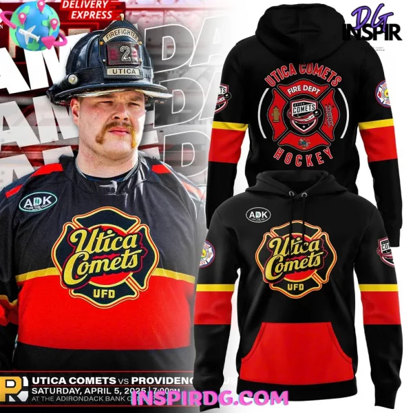 Utica Comets Fire Department 2025 Hoodie