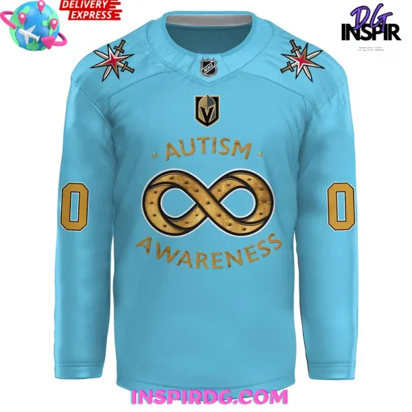 Vegas Golden Knights Autism Awareness 2025 Hockey Jersey
