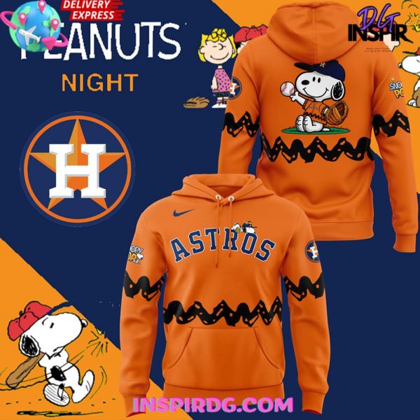 Houston Astros x 75th Anniversary Of Peanuts Collection Shirt