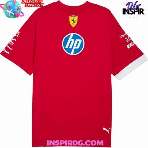 PUMA Scuderia Ferrari F1 2025 Drivers Red T Shirt 6