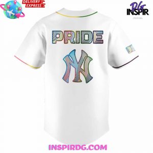 New York Yankees LGBTQ Pride Night 2025 Baseball Jersey 3