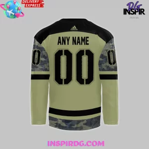 Seattle Kraken Adidas Camo Military Appreciation 2025 Hockey Jersey 3