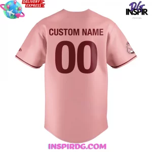 Diablos Rojos del Mexico X Roji LMB 2025 Pink Baseball Jersey 3