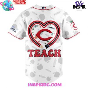 Cincinnati Reds Teacher Appreciation 2025 Baseball Jersey 3